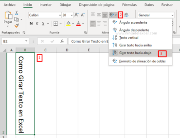 Como Rotar El Texto En Excel Passo A Paso Ninja Del Excel