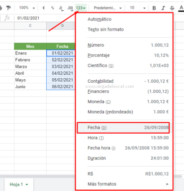 Formatear N Meros En Google Sheets Ninja Del Excel