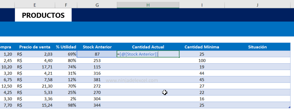 Como Hacer Una Plantilla De Control De Stock En Excel Ninja Del Excel