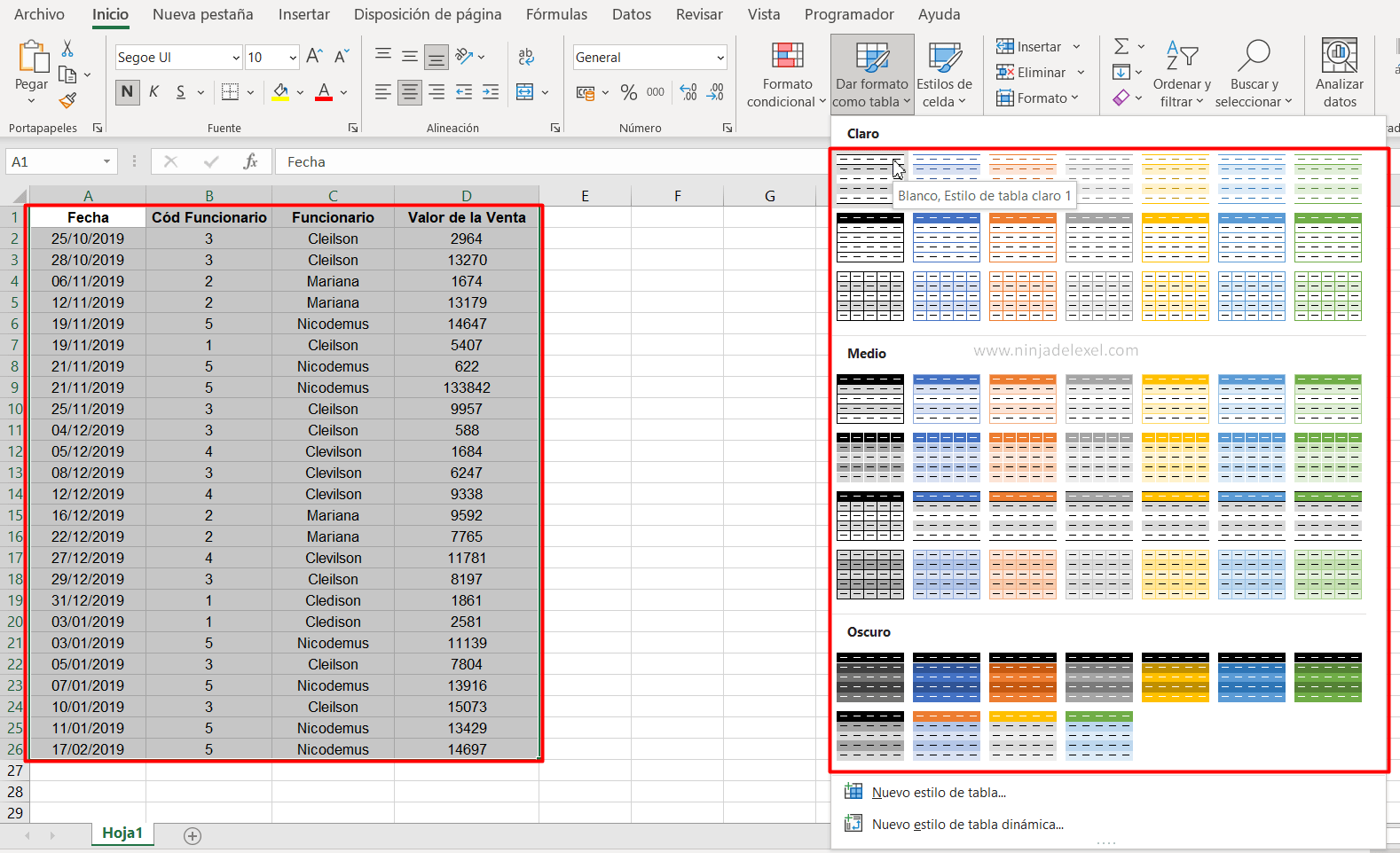 Como Crear una Tabla Dinámica en Excel Ninja del Excel