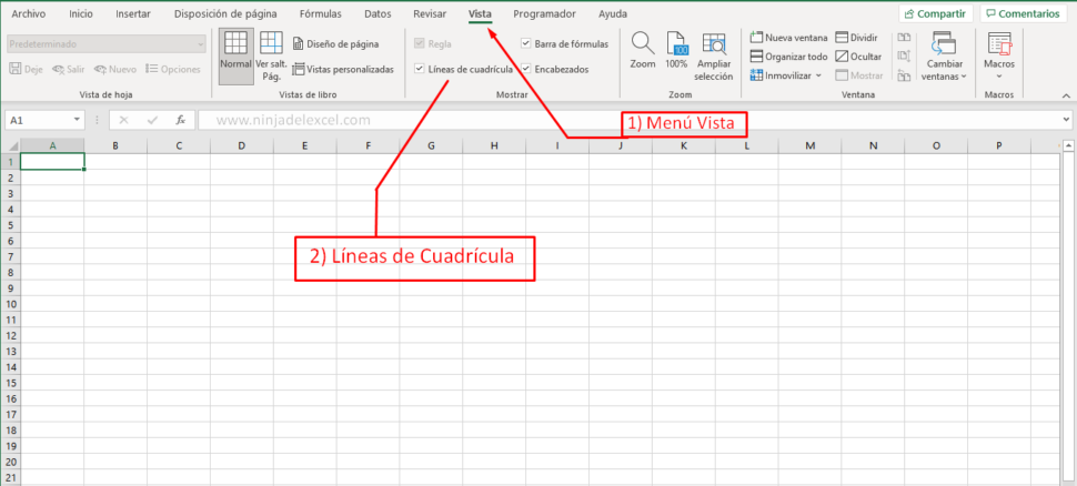 Borrar L Neas De Cuadr Cula En Excel Ninja Del Excel