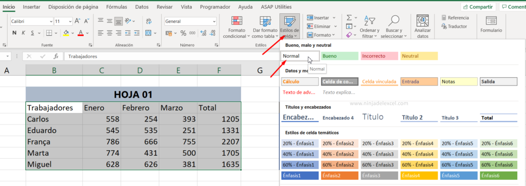 Como Borrar El Formato En Excel Ninja Del Excel