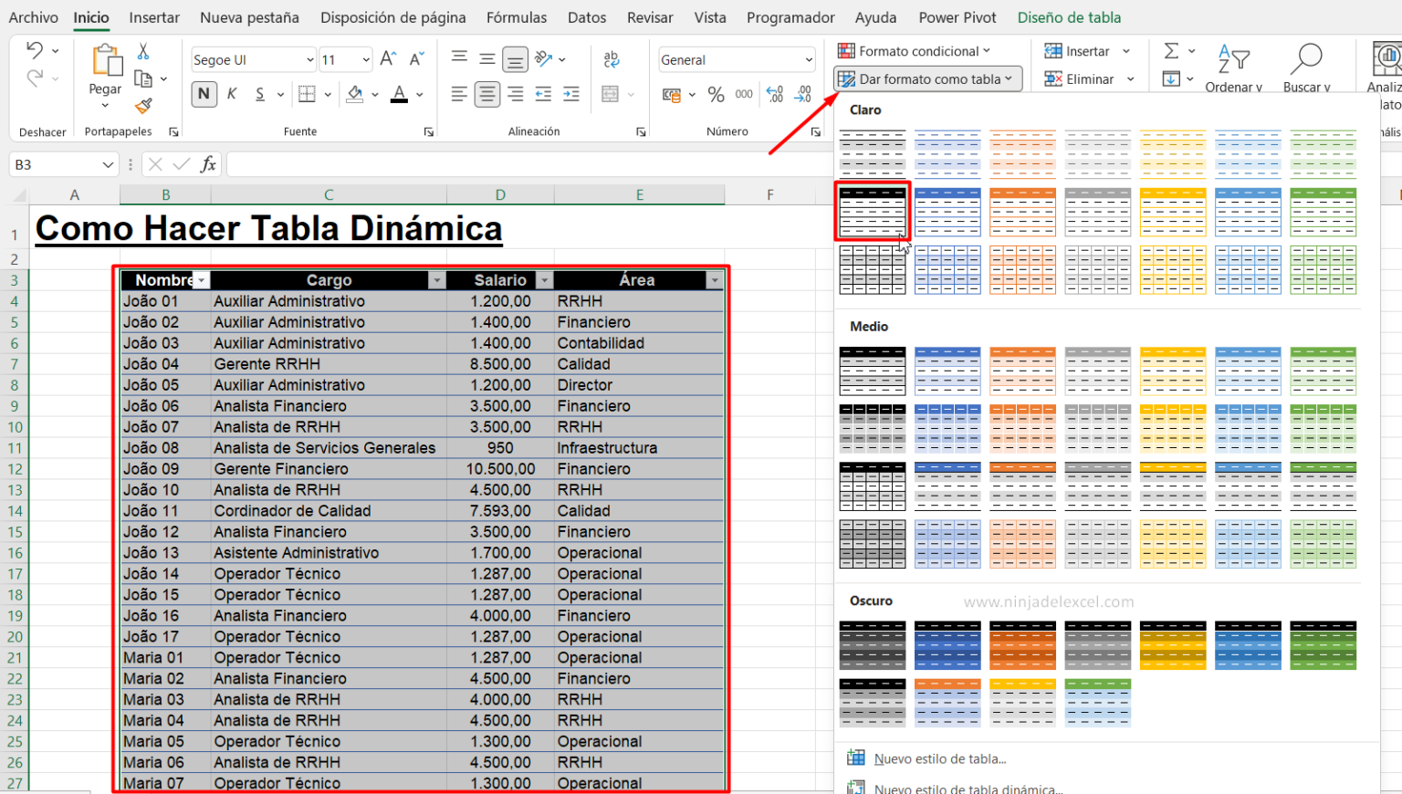 Como Disminuir El Tama O De La Planilla De Excel Ninja Del Excel