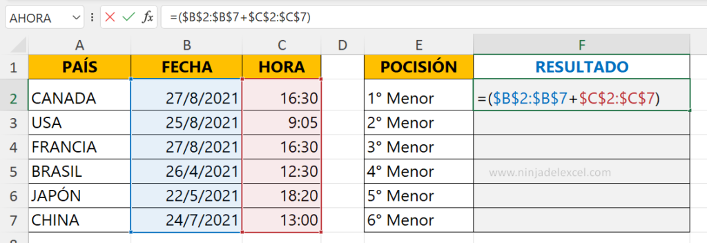 Aprender A Ordenar Por Fechas Y Horas En Excel Ninja Del Excel