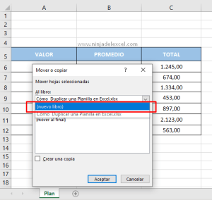 C Mo Duplicar Una Planilla En Excel Ninja Del Excel