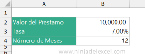 Planilla De Amortizaci N De Pr Stamos En Excel Ninja Del Excel