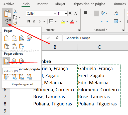 Como Quitar las Comas en Excel paso a paso
