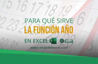 Función Año en Excel – ¿Para qué Sirve?