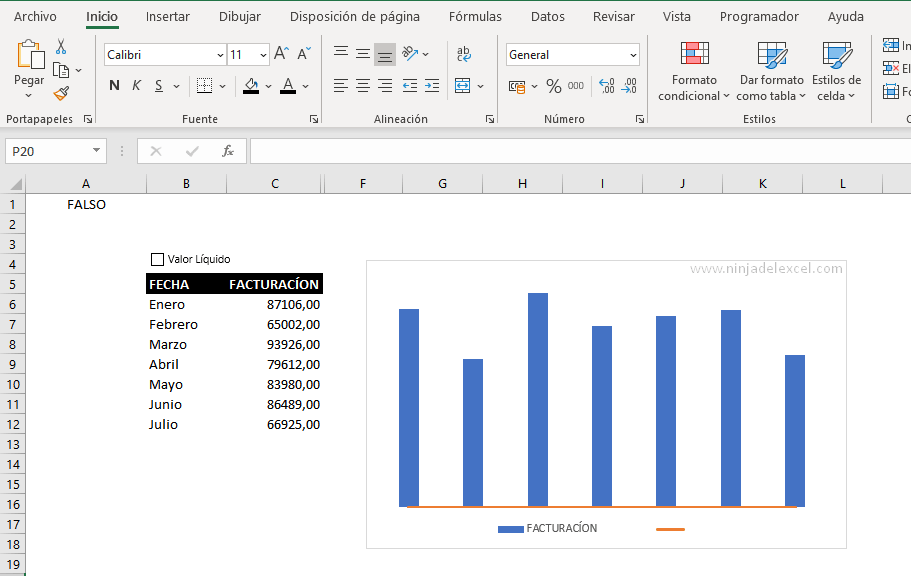Aprender Casilla de Verificación en Excel