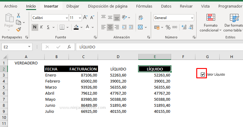 Aprendiendo Excel con ninja del excel