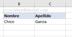 Cómo Concatenar con & en Excel