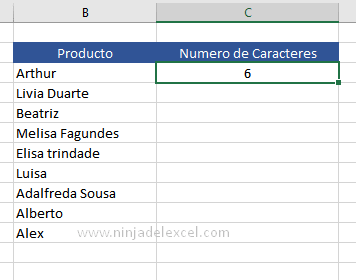 Cómo Contar Caracteres en Excel paso a paso