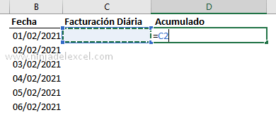 Como hacer Gráfico con Evolución Diaria en Excel