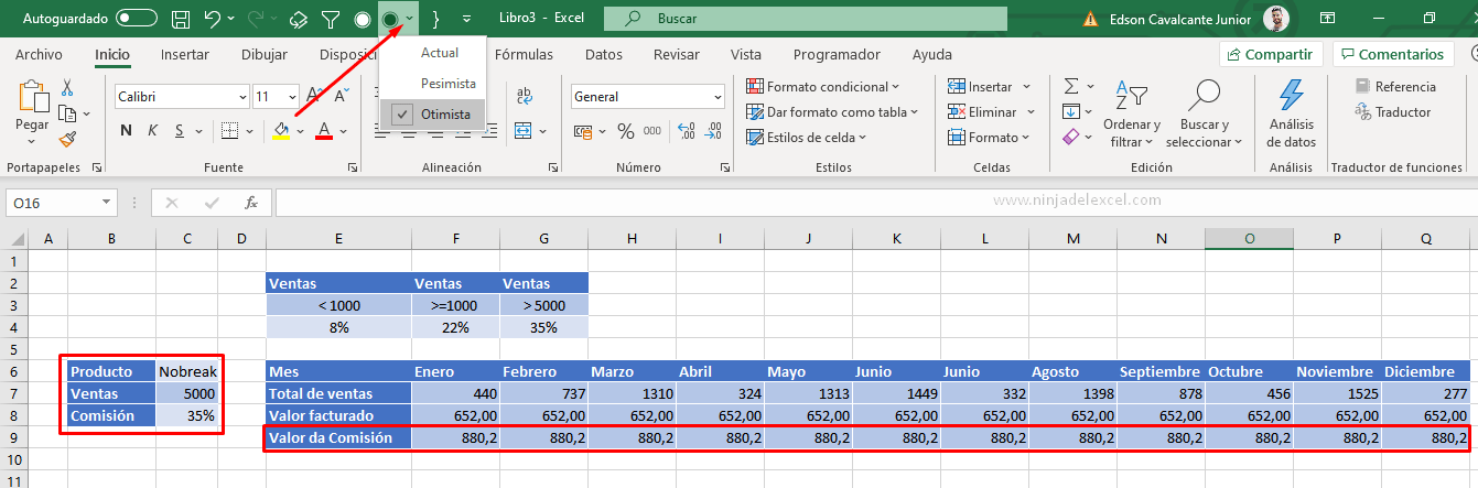 Hoja de Cálculo de Excel