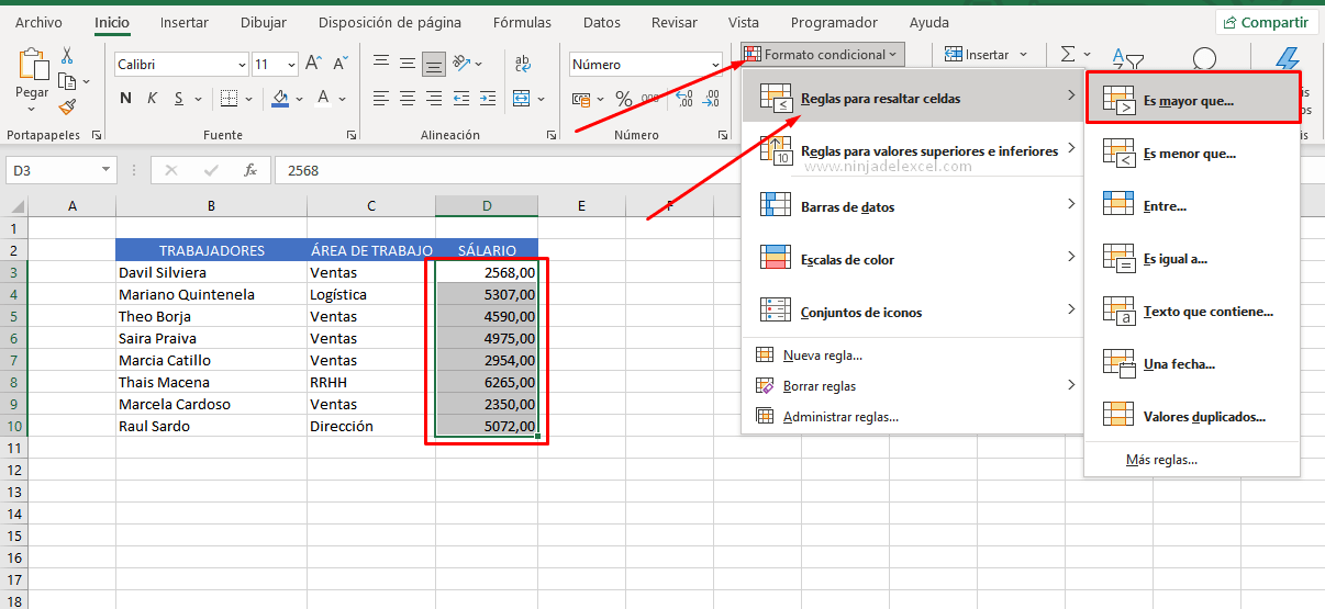 Personalizar el Formato Condicional en Excel