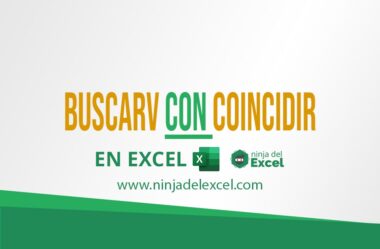 BUSCARV con COINCIDIR en Excel