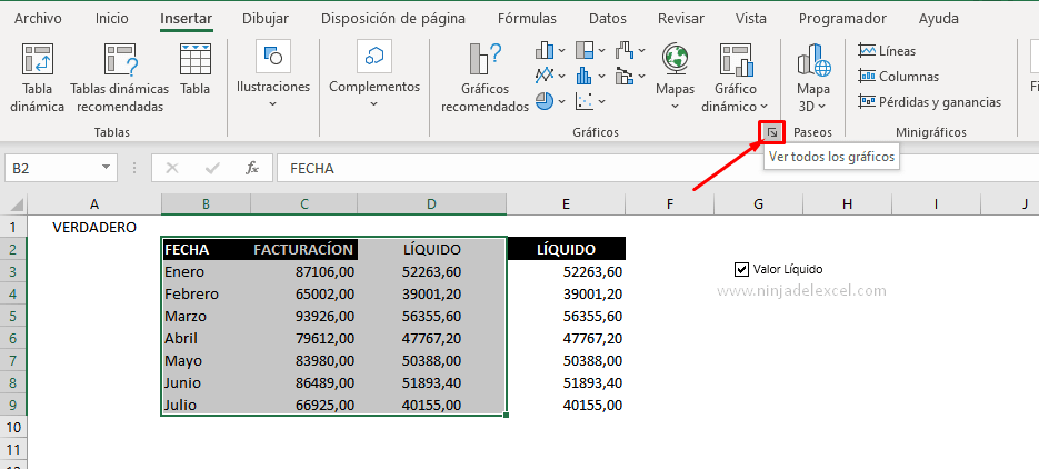 C Mo Crear Una Casilla De Verificaci N En Excel Enlace Con Gr Fico Ninja Del Excel