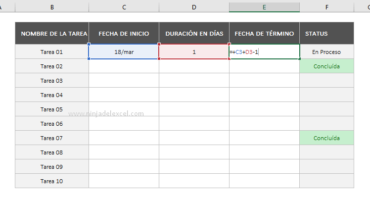 Buscar Comó Crear un Cronograma en Excel