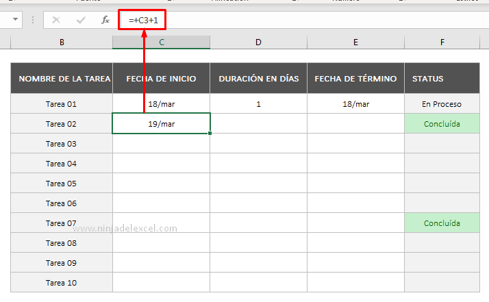 Comó Crear un Cronograma en Excel tutorial