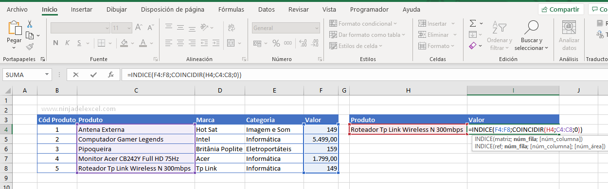 Error _xlfn en Excel