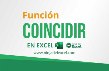 Función Coincidir en Excel – Paso a paso