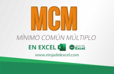 Cómo Calcular M.C.M en Excel de Una Manera Simple