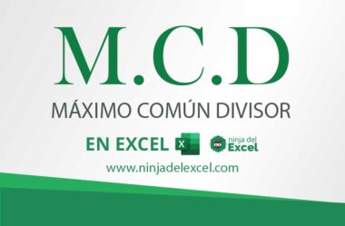 Cómo Calcular MCD en Excel – Paso a paso