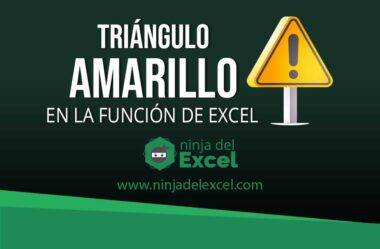¿Qué es el Triángulo Amarillo en la Función de Excel?
