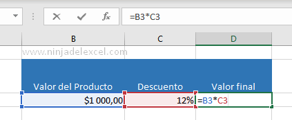 Cómo Restar Porcentaje en Excel