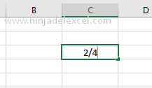 Fracción en Excel