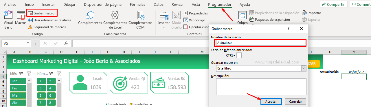 Insertar Fecha de la Última Actualización en Excel