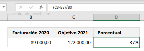 Aprender Calcular el Porcentaje en Excel