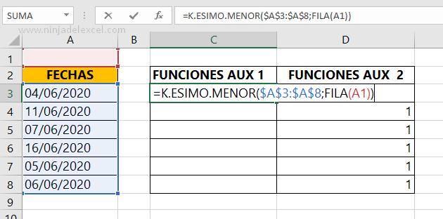 Buscar Destacar las Fechas Consecutivas en Excel