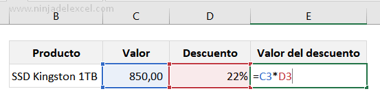 Como Calcular el Porcentaje en Excel