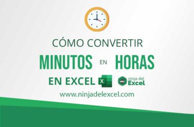 Cómo Convertir Minutos en Horas en Excel