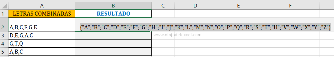 Como Ordenar Letras Juntas en una Celda en Excel paso a paso
