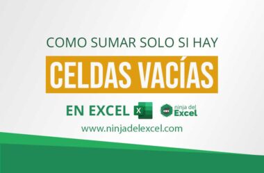Ejercicio de Excel Intermedio: Sumar Solo Celdas en Vacías en Excel