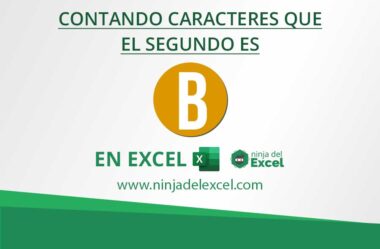 Ejercicio de Excel Avanzado: Contando caracteres que el segundo es: B