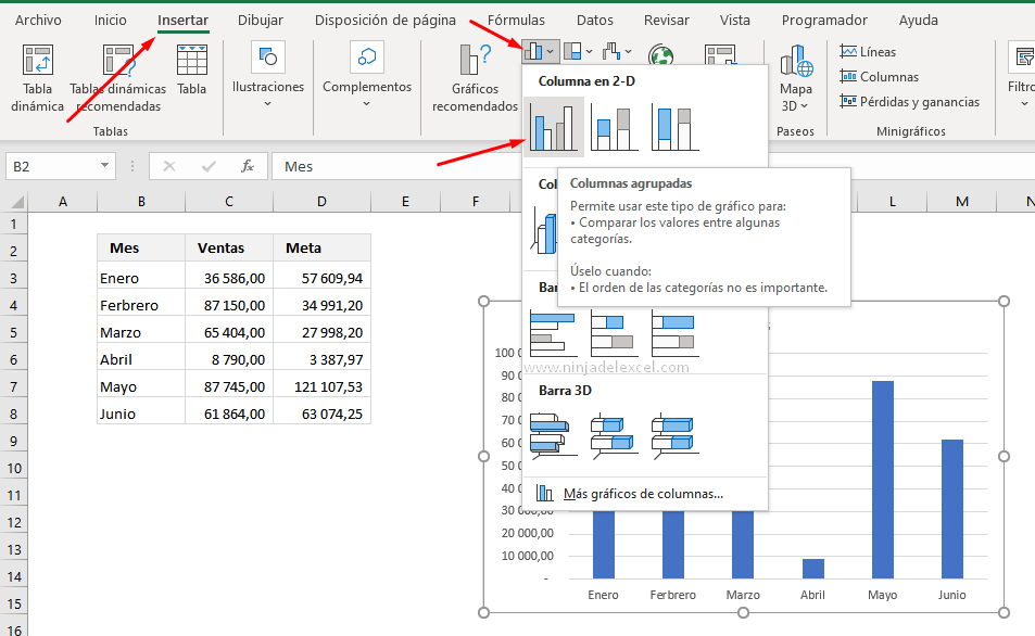Crear un Gráfico Básico en Excel