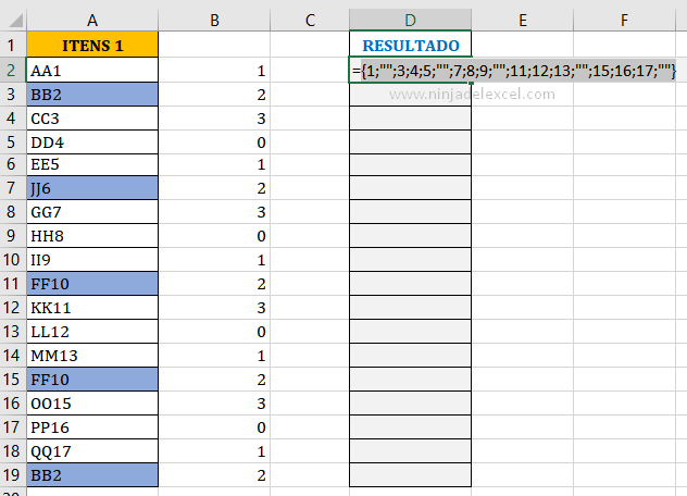 Ejercio de intermedio. Eliminar Elementos Resaltados en Excel