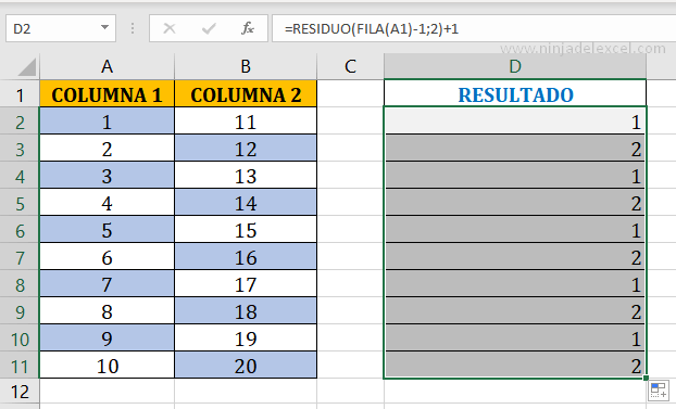 Extraer Valores de Dos Columnas en Excel paso a paso