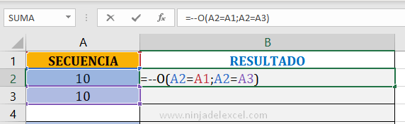 Identificar Números Consecutivos Repetidos en Excel