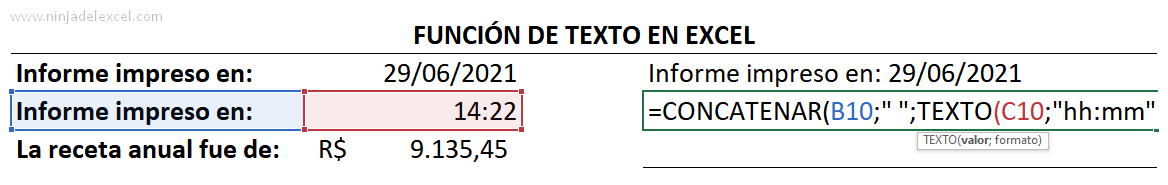Aprendiendo con la Función de Texto en Excel