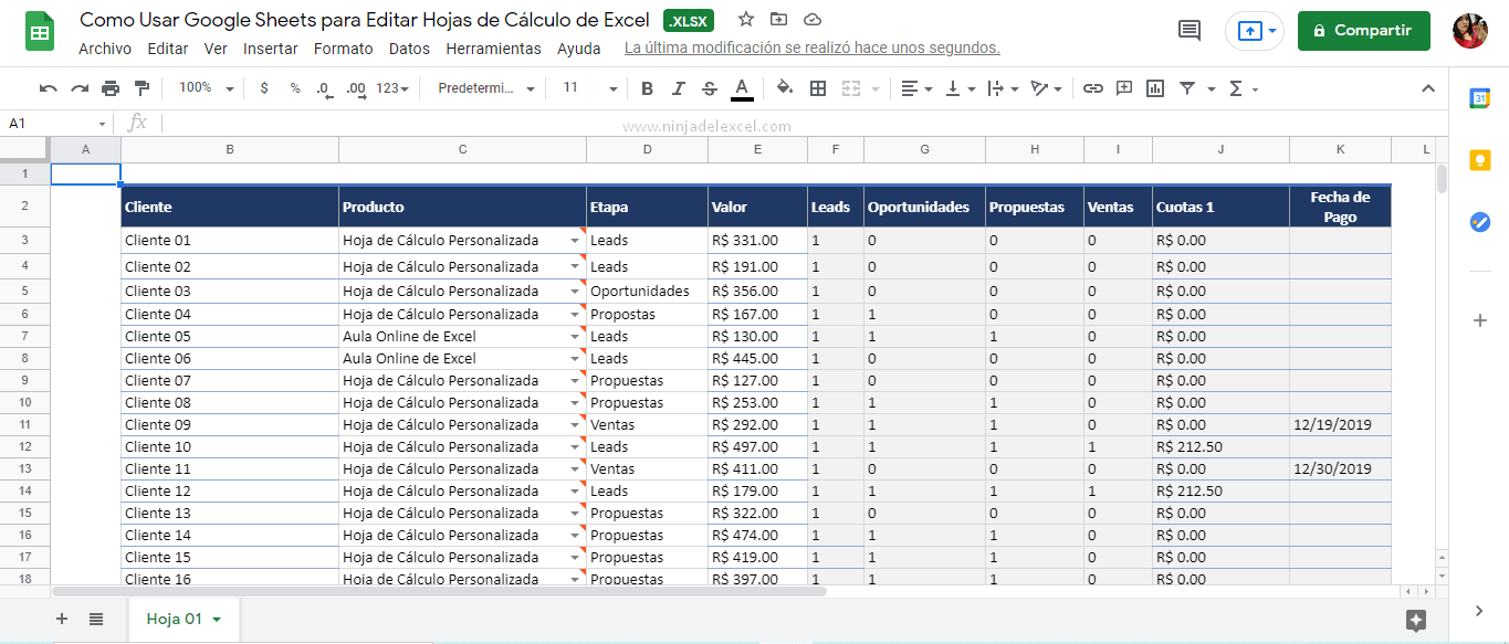Buscar Como Usar Google Sheets para Editar Hojas de Cálculo de Excel