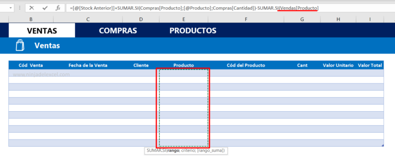 Como Hacer Una Plantilla De Control De Stock En Excel Ninja Del Excel 1554