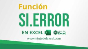 Función-SI.ERROR en Excel