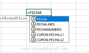 Función SIFECHA en Excel - Calcular la diferencia entre fechas
