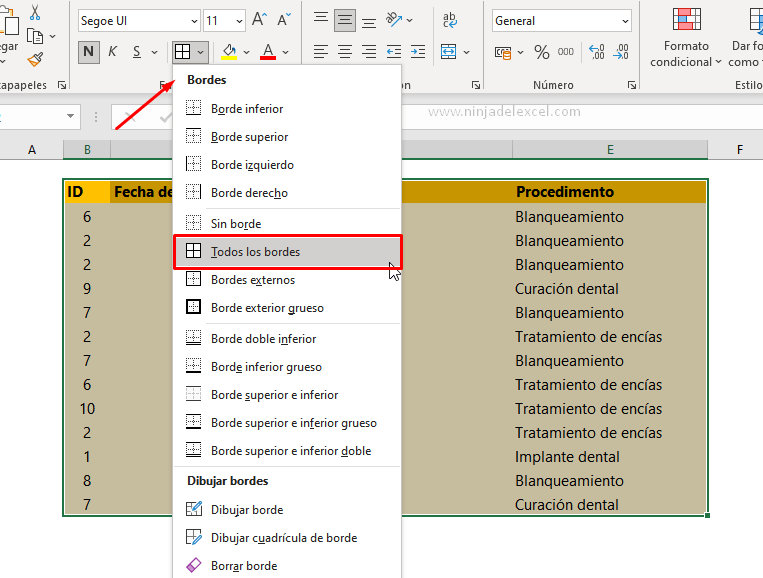 Sepa Cómo Colocar Borde en Excel
