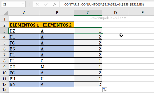 Sepa Cómo Destacar Elementos Repetidos en Dos Columnas en Excel