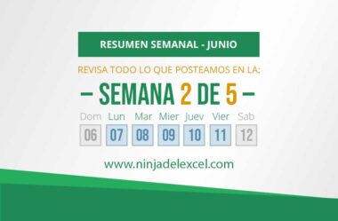 Resumen Semanal de Excel de Junio – 2 de 5